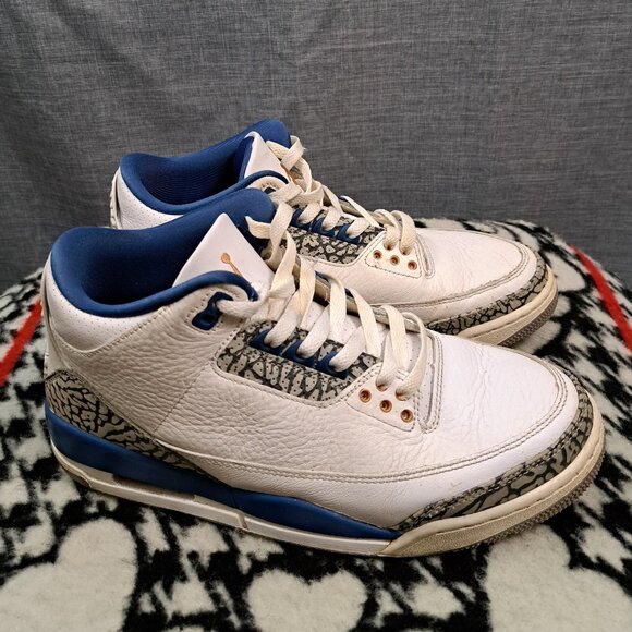 %Size 8 Men Air Jordan 3 Retro Wizards Style Sneakers CT8532-148 / AJ1 main image 10